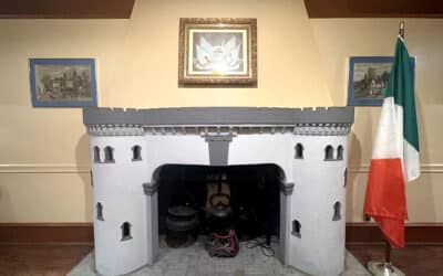 Fireplace in Member’s Room